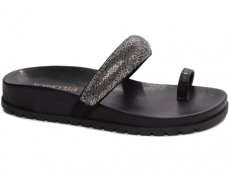 Sandália Papete Birken Com Strass