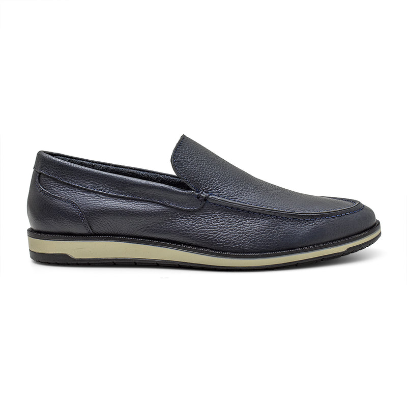 Mocassim Masculino Oxford - 100% Couro Legítimo e Tecido interno Antibacteriano -